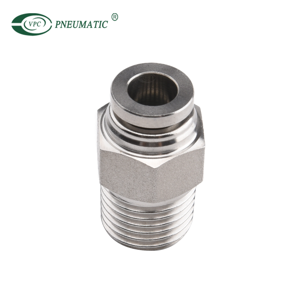 PC气动金属管配件4〜12mm一键式快速连接空气软管气动配件