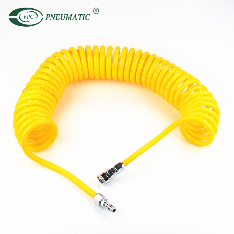 高品质气动空气管塑料PUC REMOIL空气软管压缩空气螺旋软管